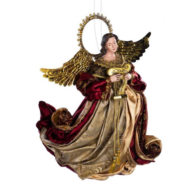 Goodwill kerstornament - Engel - Met luit