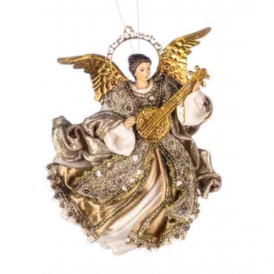 Goodwill kerstornament - Engel - Met luit