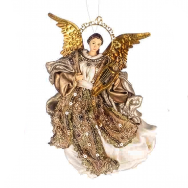 Goodwill kerstornament - Engel - Met harp