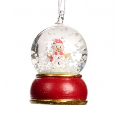 Goodwill kerstornament - Sneeuwbol - Met sneeuwpop