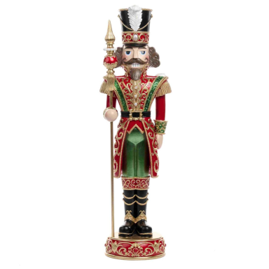 Goodwill kerstbeeld - Notenkraker met staf - 59.5cm