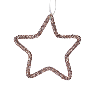 Holly & Jolly kerstornament - Ster
