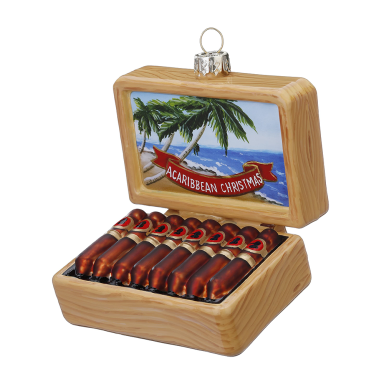 Holly & Jolly kerstornament - Sigarendoos