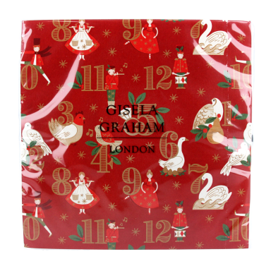 Gisela Graham servetten - 12 days of Christmas - Set van 20
