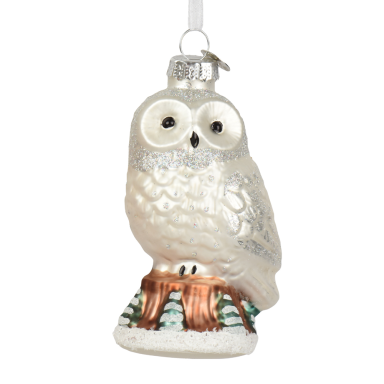 Decoris kerstornament - Sneeuwuil