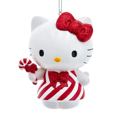 Hello Kitty kerstornament - Met zuurstok