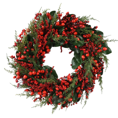 Everlands kerstkrans - Met bessen
