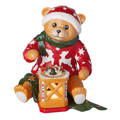 Villeroy & Boch kerstfiguur - Beer - Met waxinelichthouder