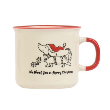 Decoris kerstmok - Met teckel