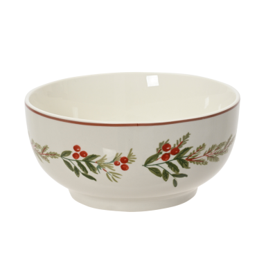 Decoris kom - Met kersttakken