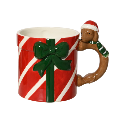Decoris kerstmok - Met teckel