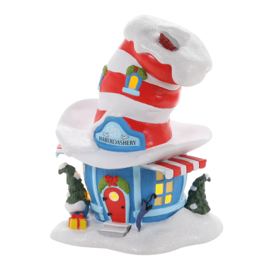 The Grinch Village kerstbeeld - Cat in the hat Herberdashery