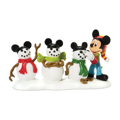 Disney Village kerstfiguur - The Three Mouseketeers