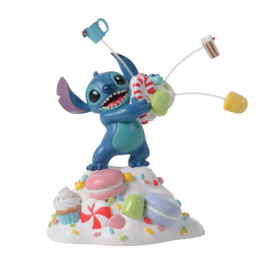 Disney Village kerstfiguur - Stitch orders it all