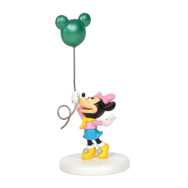 Disney Village kerstdorp figuur - Minnie Mouse - Mickey's head in the clouds