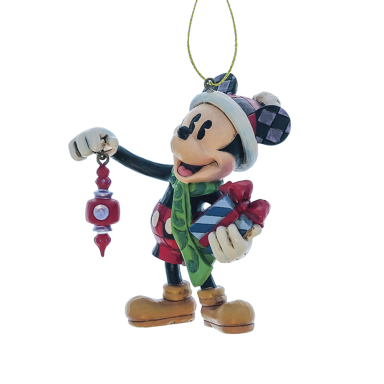 Disney kerstornament - Mickey met cadeau's