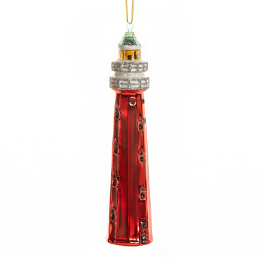 De Ballen Uit kerstornament - Vuurtoren van Scheveningen