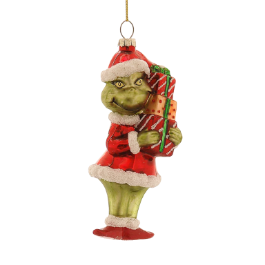 The Grinch Christmas ornament - With gifts