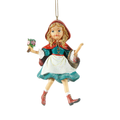 Sparkle Christmas ornament - Little Red Riding Hood