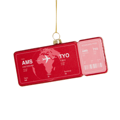 Yup in the Tree Christmas ornament - Boarding Pass Tokyo