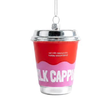 Yup in the Tree Christmas ornament - Cappuccino to go