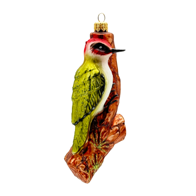 Hanco Christmas ornament - Green Woodpecker