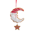 Gingerbread kerstman hanger met kerstboom