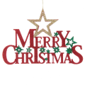 Kurt Adler kerstornament - "Merry Christmas"