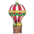Kurt Adler kerstornament - Kerstman in luchtballon