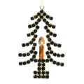 Metalen kerstornament - Kerstboom - Groen