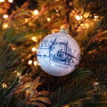 Royal Delft porceleinen kerstbal - Vermeer - 7cm