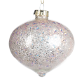 Goodwill kerstbal - Ui met roze glitters