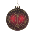 Goodwill kerstbal - Art Deco - 10cm