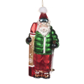 Goodwill kerstornament - Kerstman met skies