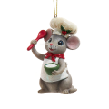 Kurt Adler kerstornament - Muis - Als chef