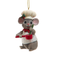 Kurt Adler kerstornament - Muis - Als chef