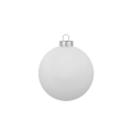 Inge Glas glazen kerstballen - Set van 30 - Wit en zilver - 6cm