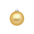 Inge Glas glazen kerstballen - Set van 30 - Wit en goud - 6cm