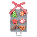 Kurt Adler kerstornament - Bakplaat met gingerbread koekjes