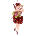 Goodwill kerstornament - Fee met kersen