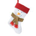 Decoris kerstsok - Sneeuwpop