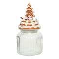 Decoris voorraadpot - Met gingerbread kerstboom