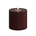 Deluxe Homeart LED stompkaars - Bourgogne - 10cm