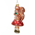 Goodwill kerstornament - Eekhoorn - Op paddenstoel