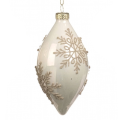 Goodwill kerstpegel - Met sneeuwvlok - 13cm
