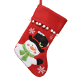 Decoris kerstsok - Met sneeuwpop