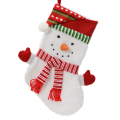 Decoris kerstsok - Sneeuwpop