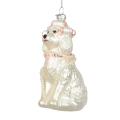 Decoris kerstornament - Labradoodle met krulspelden