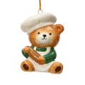 Decoris kerstornament - Beer met koksmuts