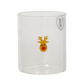 Decoris waterglas - Met rendier
